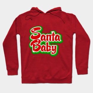 Santa Baby christmas print Hoodie